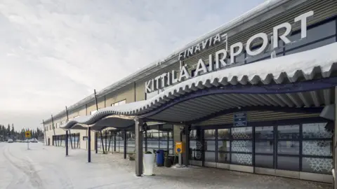 File photo of Kittila airport in Finland's Lapland region.