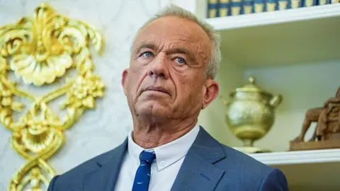 Bloomberg via Getty Images Robert F. Kennedy Jr., US secretary of Health and Human Services (HHS), during an executive order signing in the Oval Office