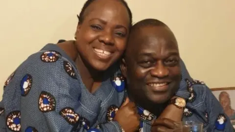 Family handout Belly Mujinga and husband