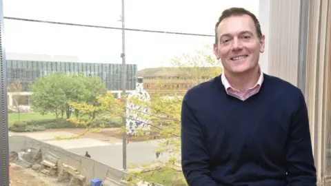 Middlesbrough Council Middlesbrough mayor Andy Preston pictured in his office