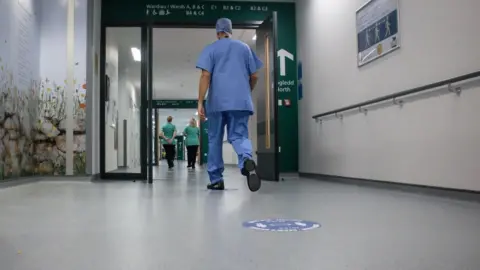 Getty Images A doctor in a hospital