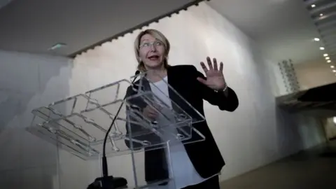 Reuters Venezuela's former chief prosecutor Luisa Ortega Diaz gestures during a news conference in Brasilia, Brazil on 23 August 2017