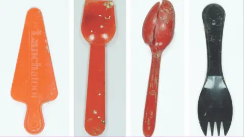 University of Liverpool Spoons, spatulas and forks found at the Castell Henllys site