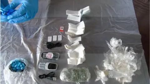 Ministry of Justice items found in dead rats