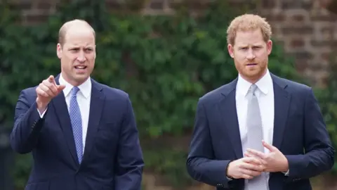 Getty Images Prince William and Prince Harry