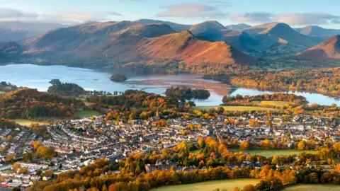 Getty Images Aerial view of Keswick