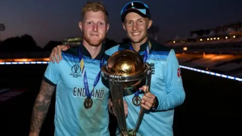 Getty Images Ben Stokes and Joe Root