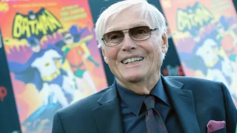 Getty Images Actor Adam West attends the Batman: Return of the Caped Crusaders Press Room at New York Comic-Con on October 6, 2016