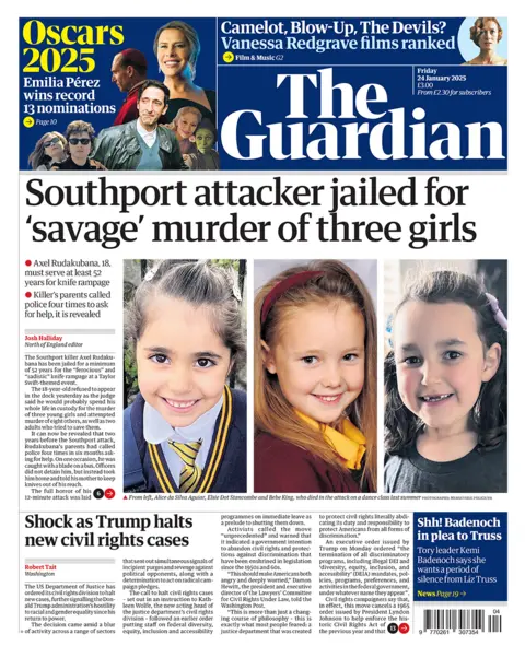  "Southport attacked jailed for 'savage' murder of three girls". 