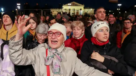 Reuters Protest rally in Budapest, Hungary. Photo: 16 February 2024