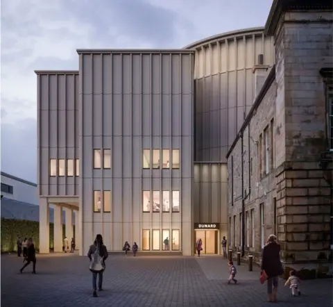 DAVID CHIPPERFIELD ARCHITECTS/HAYES DAVIDSON Artist's impression of the Dunard Centre