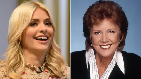 Getty Images Holly Willoughby and Cilla Black