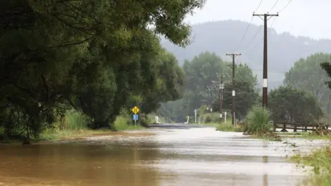 Getty Images Flooding in Auckland