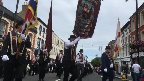 Apprentice Boys marching in Londonderry