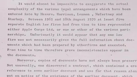 Dawsons Auctions A close-up shot of a legal document that is part of the bundle going to auction. 