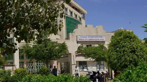 Amensisa Ifa / BBC Mayor's office in Mekelle 