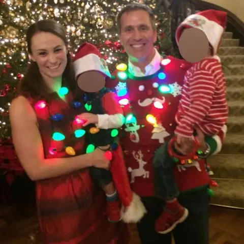 Facebook Missouri Governor Eric Greitens with his wife and children