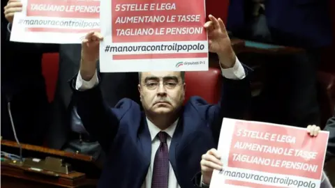 Reuters Democratic Party deputies in the Italian parliament, 29 December 2018