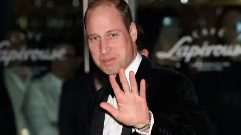Reuters Le prince William arrive à un événement caritatif
