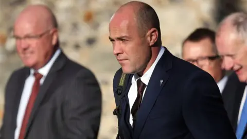 Andrew Matthews Emile Cilliers arriving at court