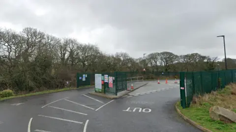 Google Cornwall household waste site entrance