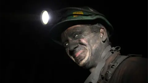 Getty Images A coal miner