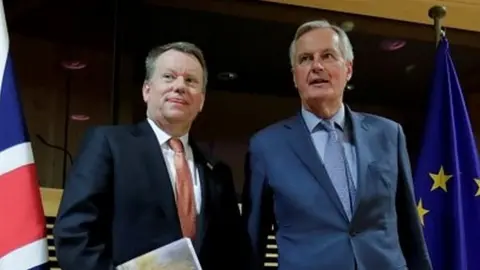 Reuters Lord Frost and Michel Barnier