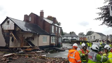 West Midlands Fire Service Pictures from the scene