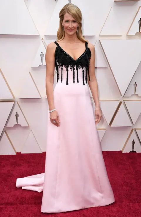 Shutterstock Laura Dern in a dress on the red carpet