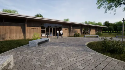 Stage Fifty Design of buildings at the proposed Wycombe Film Studios