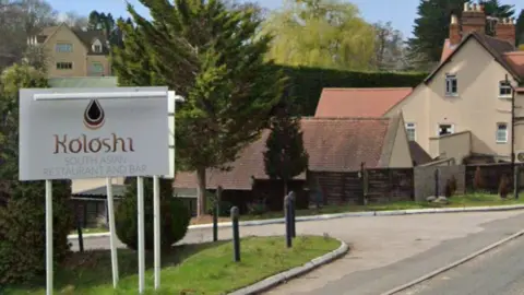 Google Koloshi Indian Restaurant and Bar in London Road, Charlton Kings.