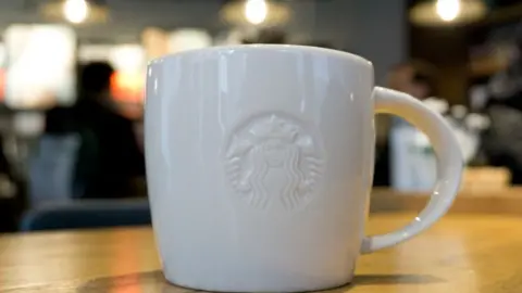 Getty Images Starbucks coffee cup