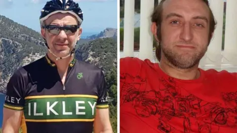 West Yorkshire Police Separate pictures of Lee Horton and Daron Pickstock