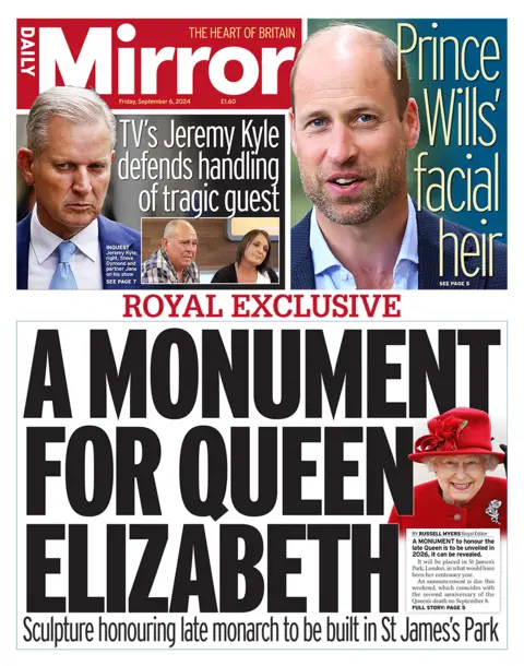  "A monument for Queen Elizabeth". 