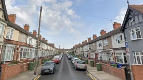Google Crow Hill Avenue in Cleethorpes