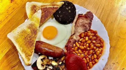 Ashley Price Full English breakfast