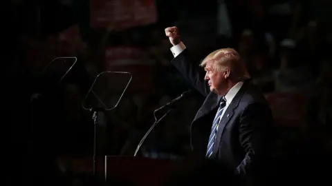 Getty Images Donald Trump campaigns in Wisconsin