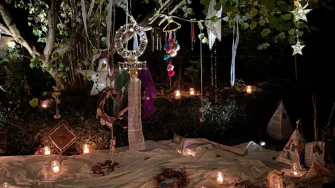 University of Bradford A scene in a park in Shipley as the park hosts Bradford's First Festival of the Dead lantern parade