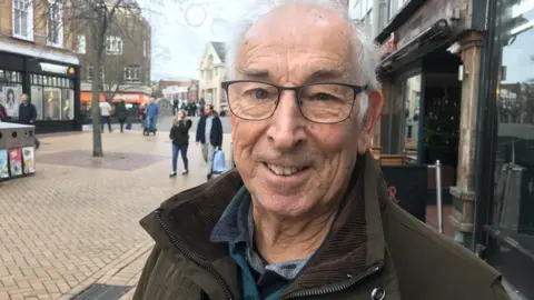 Peter Walker/BBC John Salmon in Chelmsford