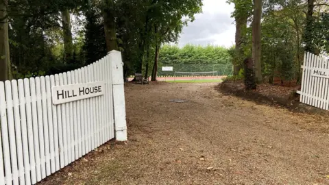 LDRS gated entrance to a house