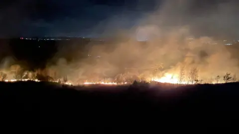 Fleet Fire Station Caesars Camp near Church Crookham