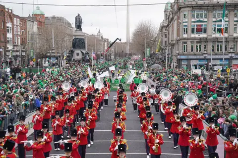 PA Media St Patrick's day dublin