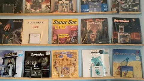 Some of his collection