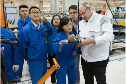 BBC Inside the VW plant in Urumqi