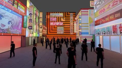 Everyrealm Metajuku Plaza on Decentraland