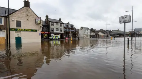 PA Media Dumfries flooding