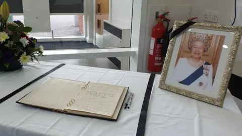 Bolsover District Council Book of condolence