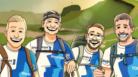 The Albion Foundation Blind Dave and his team