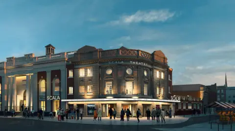 Worcester City Council CGI image of Scala Theatre