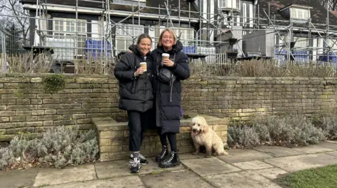 Supplied Julie Collins (left) and Kelsey Booth (right) - operators of the Rose Garden Cafe in Graves Park in Sheffield